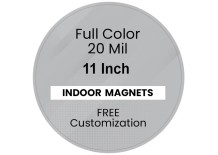 11 Inch Circle Indoor Magnets - 20 Mil