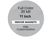 11 Inch Circle Indoor Magnets - 35 Mil