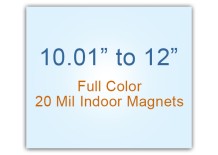 10.01 to 12 Square Inches Indoor Magnets - 20 Mil