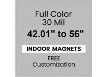 42.01 to 56 Square Inches Indoor Magnets - 35 Mil