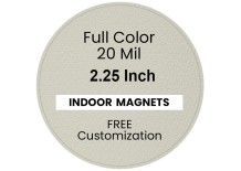 Magnet - 2.25 Inch Diameter Circle - 20 Mil