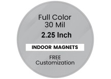 Magnet - 2.25 Inch Diameter Circle - 35 mil