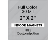 Magnet - 2x2 Square Corners - 35 mil