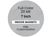 Magnet - 7 Inch Diameter Circle - 20 mil