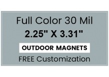 Magnet - Propane Bottle/Tank (2.25x3.3125) - 35 mil - Outdoor Safe